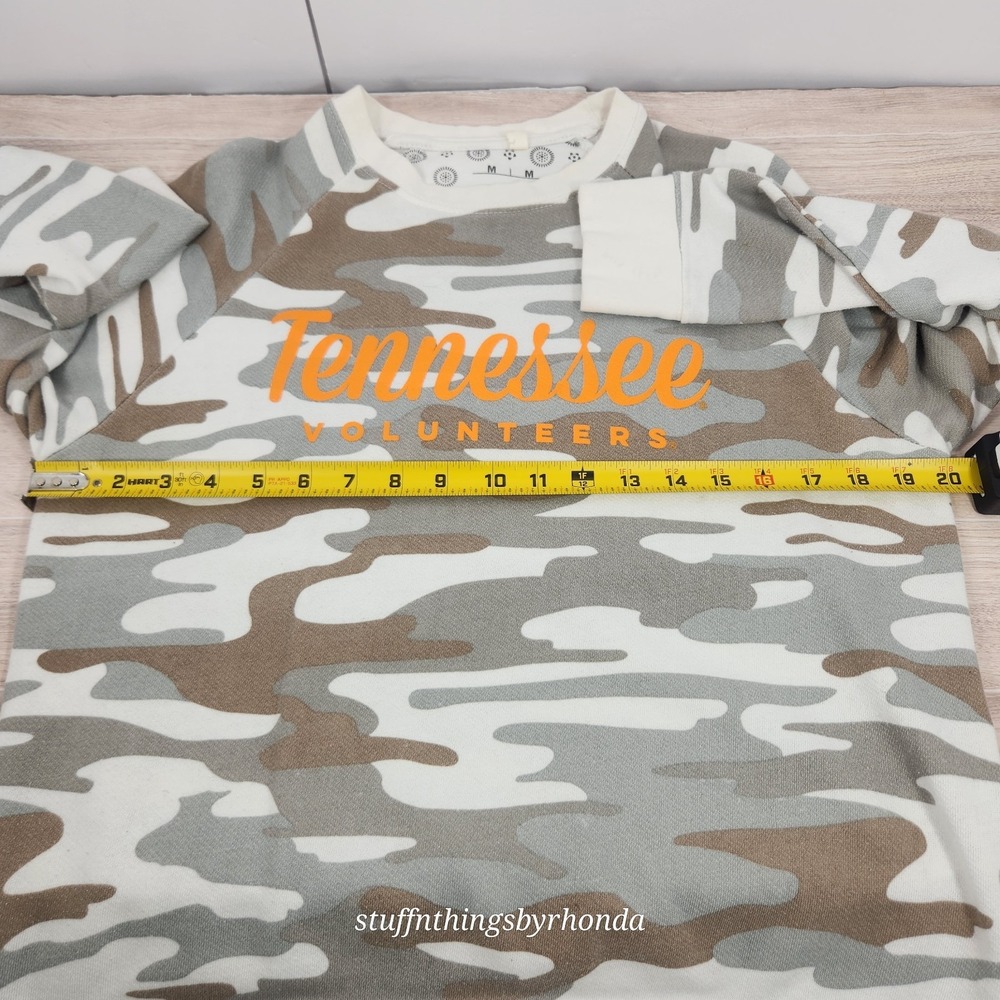 Pressbox Camo Tennessee Volunteers Pullover‎ Sweatshirt Women's Size M Gray - Picture 6 of 8